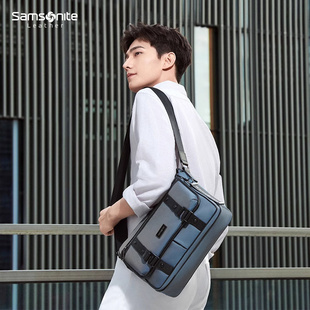 杨洋同款Samsonite/新秀丽男士单肩包包 信使差包TM7