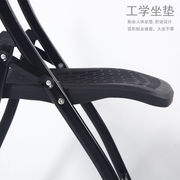 世纪召腾折叠椅家用简约电脑椅，职员会议椅塑料椅子便携靠背椅麻将