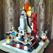 航天飞机中国积木男孩子7岁拼装玩具火箭儿童发射中心模型678910