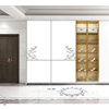 衣柜推拉门北欧现代简约卧室，壁橱柜门定制实木滑移门订做