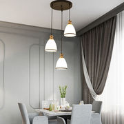 餐厅吊灯简约现代三头北欧创意个性吧台灯走廊，led轻奢水晶餐吊灯