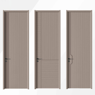 家用免漆门卧室门白色房间门室内实木门套装门实木复合生态门