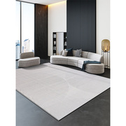 意式极简地毯素色客厅茶几毯侘寂风现代简约卧室满铺高级灰纯色毯