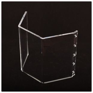 亚克力切割一体j展示折弯热罩定制透明盒加工有机玻璃板防尘图