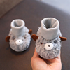 厂婴儿鞋袜软底秋冬季3男女宝宝学步棉鞋子0-1岁6-12个月新生儿促