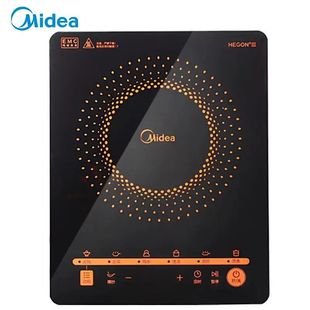 Midea/美的 C21-RT2171 家用电磁炉多功能大功率触控黑晶面板4D防