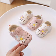 8个月宝宝婴儿凉鞋软底，镂空公主配裙子夏学步鞋女宝宝鞋子1岁童鞋