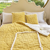 柠檬黄抱枕被子两用客厅，沙发靠垫纯色简约办公室，宿舍午休毯子加厚