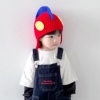 儿童帽子保暖帽秋冬季男童毛线帽奥T曼卡通宝宝套头帽针织护耳帽