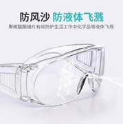 防尘眼镜工业粉尘打磨防飞溅风沙冲击透明有机玻璃劳保眼罩护目镜