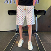 休闲运动夏季男士短裤，五分裤宽松直筒2023波点设计感大裤衩男