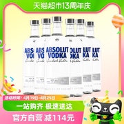 于适同款进口 Absolut/绝对伏特加原味500ml×6瓶进口洋酒