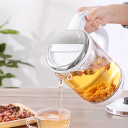 荣事达玻璃电热烧水壶家用自动断电小型透明煲，煮水器养生泡茶专用
