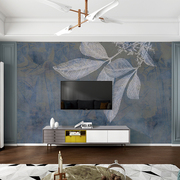 叶子墙纸环保抽象立体影视电视背景墙墙布防水加厚无纺布壁纸壁画