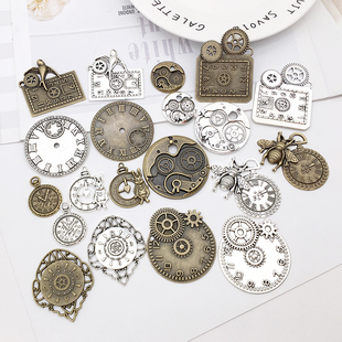 5个DIY复古手工材料蒸汽钟表齿轮大号钟表齿轮蒸汽朋克 饰品配件