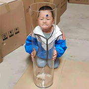 加厚大号玻璃圆柱鱼缸创意客厅家用落地圆形鱼缸圆柱水培直筒花瓶