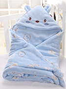婴儿抱被新生儿包被春秋襁褓，可脱胆婴童抱毯包巾秋冬厚款宝宝用品