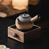 粗陶煮茶壶功夫茶具烧水泡茶壶，围炉煮茶陶壶，大号侧把煮茶器电陶炉