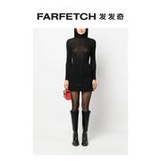 Pinko女士高领半透明上衣FARFETCH发发奇