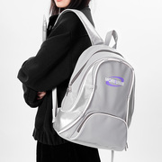 木与石大学生上课双肩包电脑(包电脑)包包，女大容量小众设计运动风高中背包