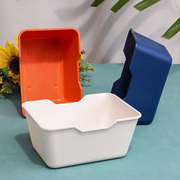 厨房收纳盒橱柜储物盒塑料，无盖纯色桌面，收纳筐多功能日式整理盒子
