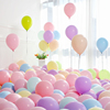 马卡龙(马卡龙)粉，色系气球加厚无毒儿童生日装饰品场景布置汽球彩色