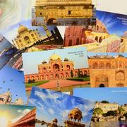 旅游风景风光明信片创意唯美贺卡片印度城市风景明信片