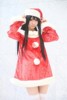 轻音少女 秋山澪 圣诞装 cosplay 承接各种动漫服装假发定制