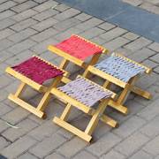 家用折叠凳马扎凳子结实座椅小便携木质老式加厚小板凳可收纳大人