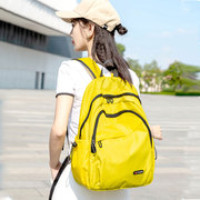书包女户外旅游背包初中高中，大学生旅行轻便双肩包大容量2023