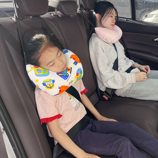 u型枕护颈枕儿童汽车，安全座椅护头枕旅行睡觉婴儿汽车可水洗枕头