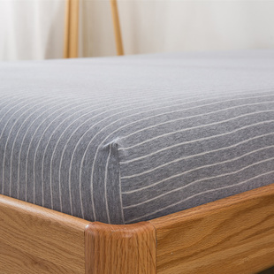 全棉天竺棉床笠1.2床单件1.5m纯棉防滑席梦思床垫保护套床罩1.8米
