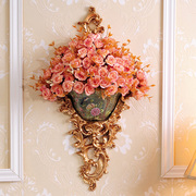 欧式壁挂h花盆客厅复古大花瓶壁饰壁饰家居墙壁装饰品花艺挂