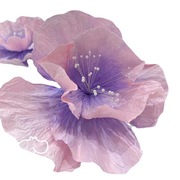 新紫色手揉纸花套装大型手工假花组合商场道具纸艺花成品促