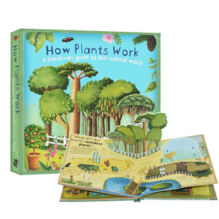 How Plants Work 植物是如何工作的 英文原版趣味科普立体书 英文版少儿英语科普读物 翻翻书 进口原版书籍 了解植物的秘密