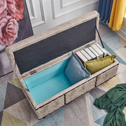 收纳凳子储物凳可坐家用门口多功能长方形箱服装店长条换鞋沙发柜