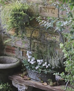莫里斯花园花园杂货，复古旧感花架壁挂花盆架