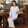 秋季少女长袖长裤睡衣春秋款女2025新款可爱公主风纯棉家居服套装