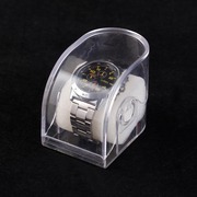 表盒手表收纳盒单只塑料透明防尘展示盒放置盒，手表首饰支架包装盒