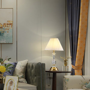 美式复古床头柜灯全铜，高级感奢华调光暖光新中式，书房书桌装饰台灯