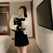 时尚套装女秋冬2023年韩版小个子运动风棒球服短款半身裙高档洋气