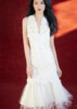 2024仿李沁高贵优雅气质时尚结婚宴会，演出新娘摄影写真镂空蕾丝裙