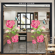 创意个性玻璃门贴纸厨房装饰窗花贴客厅阳台推拉门墙贴画贴花自粘