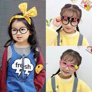 儿童眼镜框无镜片眼镜凹造型，配饰宝宝小孩女童男童女孩眼镜架