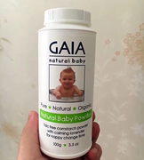 澳洲Gaia贝贝婴儿新生儿爽身粉 宝宝儿童痱子粉进口热痱粉100g