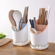 厨房筷子筒沥水餐具收纳盒勺子，叉置物架塑料筷子，篓创意筷托筷子笼