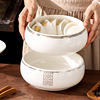 茶洗羊脂玉水洗陶瓷茶具，特大号笔洗茶渣缸白瓷，水盂茶杯洗茶道零配