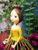 欧式铁艺装饰摆件可爱娃娃，植物铁线莲爬藤小花架园艺杂货