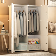 衣柜简易卧室家用现代简约出租房用小型宿舍结实组装收纳柜置物架