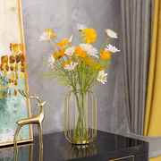 客厅现代电视柜插花轻奢花瓶摆件欧式假花摆设家居装饰品花艺餐桌